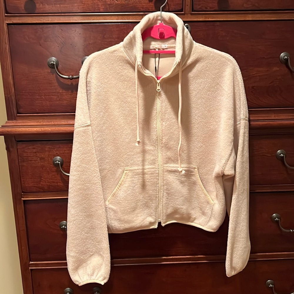 Cropped Fleece Jacket